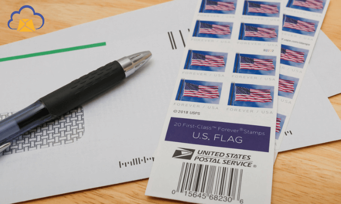 FOREVER US FLAG 2018 STAMPS FIRST CLASS MAIL POSTAGE