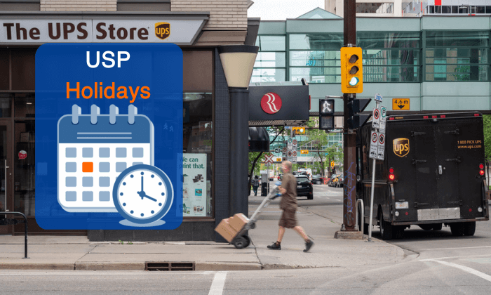 UPS Holidays Schedule PostScan Mail